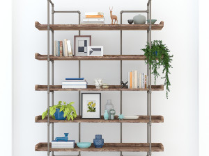 vintage shelves vs7 Modelo 3D