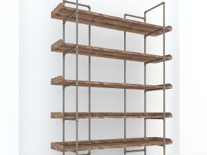 vintage shelves vs7 Modelo 3D