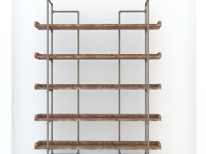 vintage shelves vs7 Modelo 3D