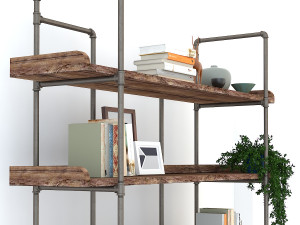 vintage shelves vs7 Modelo 3D