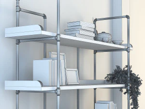 vintage shelves vs7 3D Model