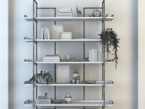 vintage shelves vs7 Modelo 3D