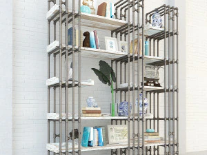 vintage shelves vs8 3D Model