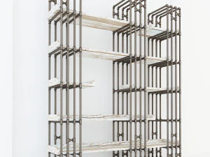 vintage shelves vs8 3D Model