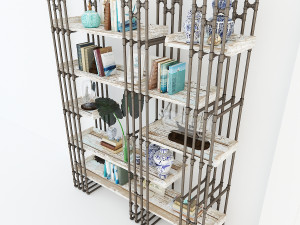 vintage shelves vs8 3D 모델