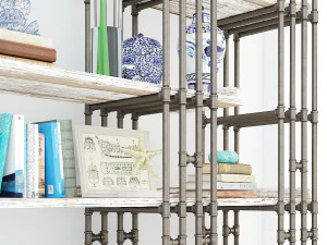 vintage shelves vs8 3D Model