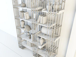 vintage shelves vs8 3D Model