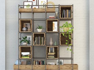 vintage shelves vs9 3D Model