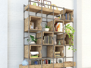 vintage shelves vs9 Model 3D