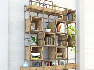 vintage shelves vs9 3D Model