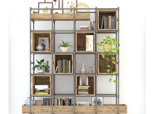 vintage shelves vs9 Model 3D