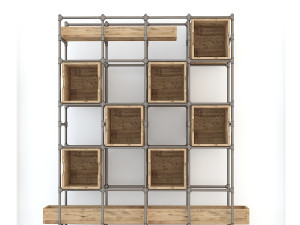 vintage shelves vs9 Model 3D