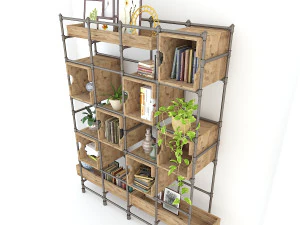 vintage shelves vs9 3D Model