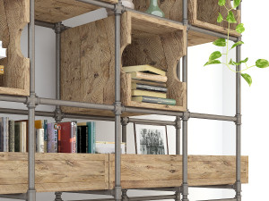 vintage shelves vs9 Model 3D