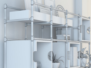 vintage shelves vs9 Model 3D