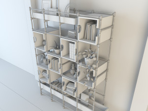 vintage shelves vs9 Model 3D