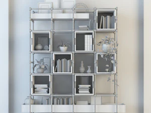 vintage shelves vs9 3D Model