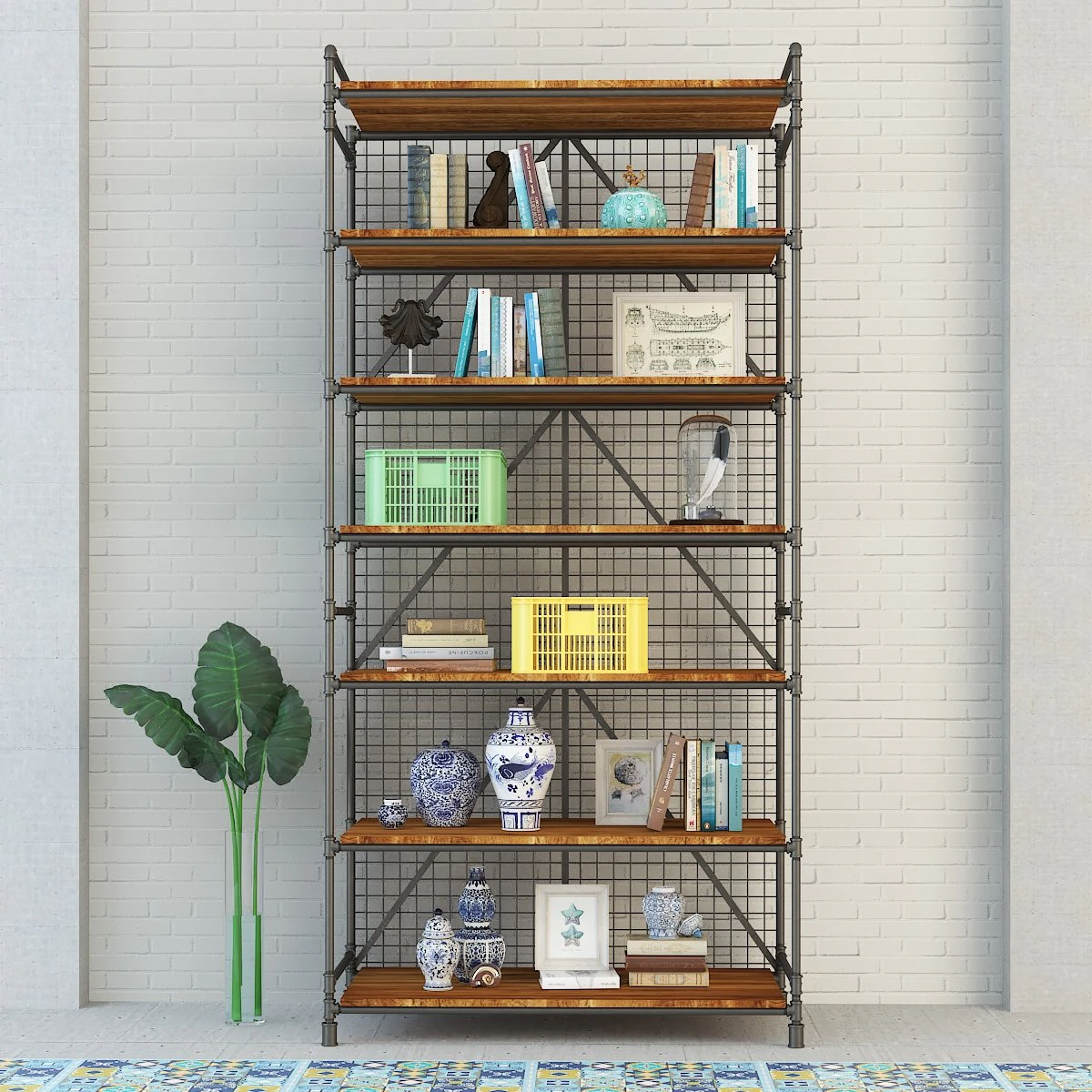 vintage shelves vs10 3D Model .c4d .max .obj .3ds .fbx .stl .blend