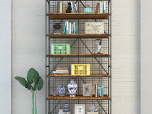vintage shelves vs10 3D Model