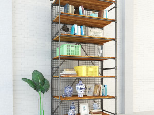 vintage shelves vs10 Model 3D