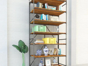 vintage shelves vs10 3D Model