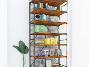 vintage shelves vs10 Model 3D