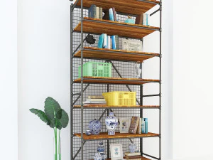 vintage shelves vs10 3D Model