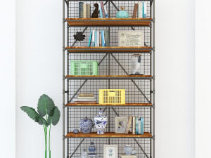 vintage shelves vs10 Model 3D