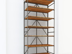 vintage shelves vs10 Model 3D
