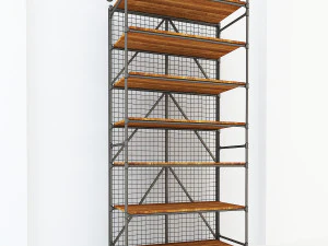 vintage shelves vs10 3D Model
