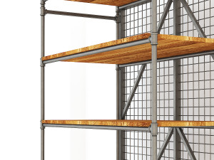 vintage shelves vs10 Model 3D