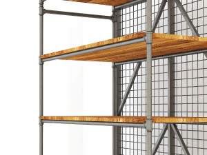 vintage shelves vs10 3D Model