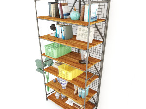 vintage shelves vs10 Model 3D