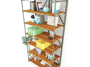 vintage shelves vs10 3D Model