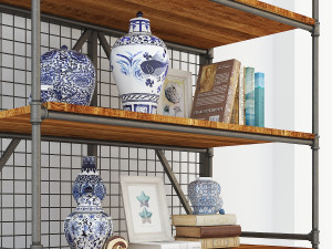 vintage shelves vs10 Model 3D