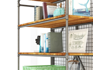 vintage shelves vs10 Model 3D