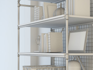 vintage shelves vs10 Model 3D