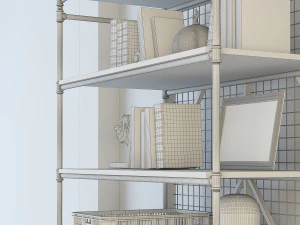 vintage shelves vs10 3D Model