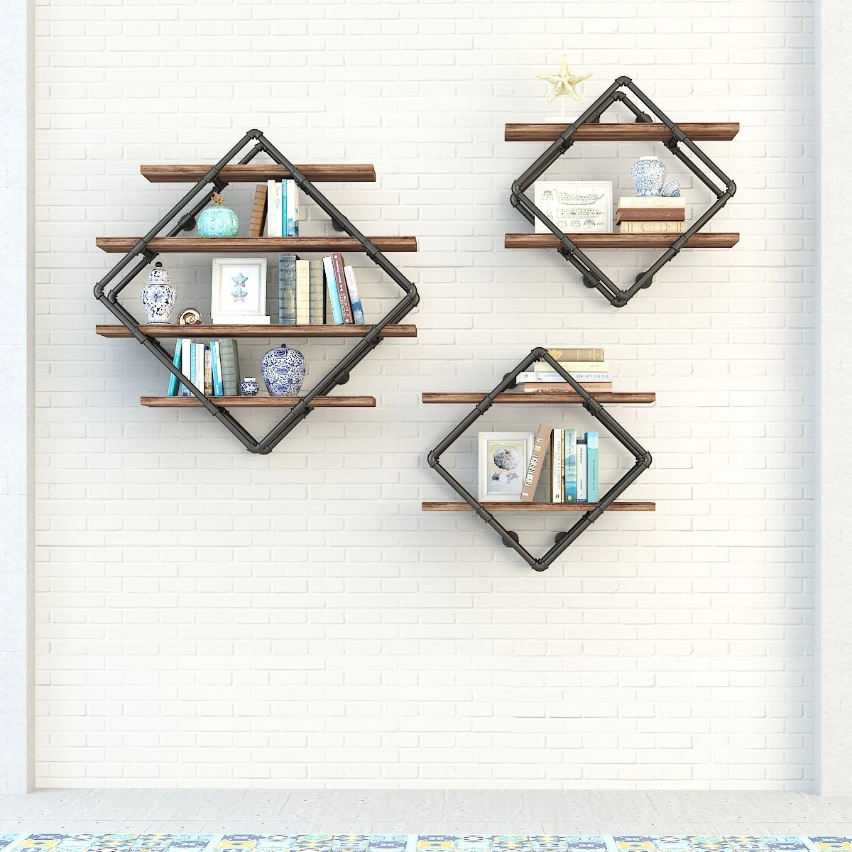 vintage shelves vs11 3D Model .c4d .max .obj .3ds .fbx .stl .blend 
