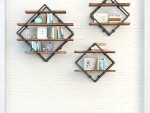 vintage shelves vs11 3Dモデル