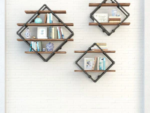 вінтажні полиці vs11 3D Модель