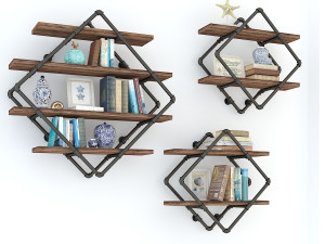 vintage shelves vs11 3D-Modell