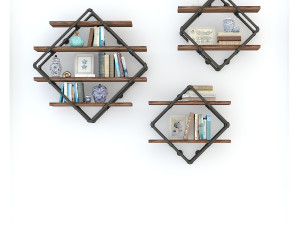 vintage shelves vs11 3D-Modell