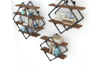 vintage shelves vs11 3D Model