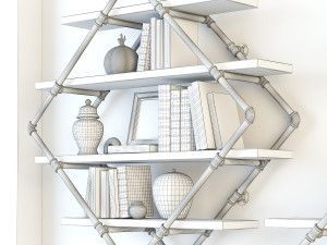vintage shelves vs11 3D-Modell