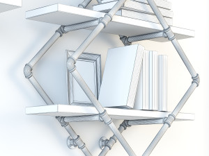 vintage shelves vs11 3D-Modell