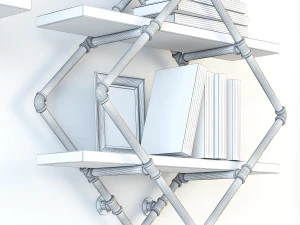 vintage shelves vs11 3D Model
