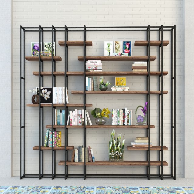 vintage shelves vs12 Model 3D .c4d .max .obj .3ds .fbx .stl .blend 