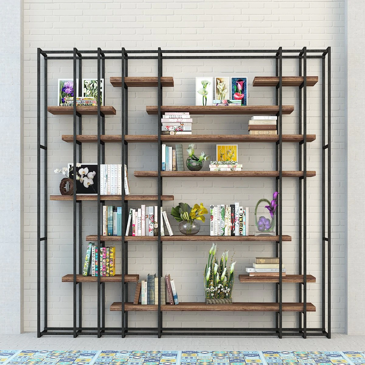 vintage shelves vs12 3D Model .c4d .max .obj .3ds .fbx .stl .blend