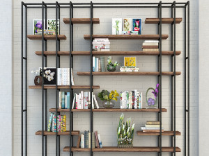 vintage shelves vs12 3D Model
